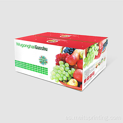 Caja de fruta de embalaje de papel de alta calidad